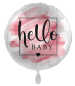 Preview: Folienballon - Hello Babygirl - ø 43cm